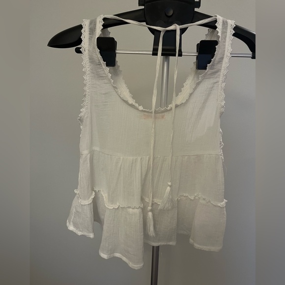 Francesca’s Morgan Crocheted Babydoll Top - Picture 8 of 8